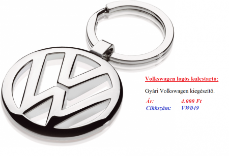 Volkswagen logós kulcstartó